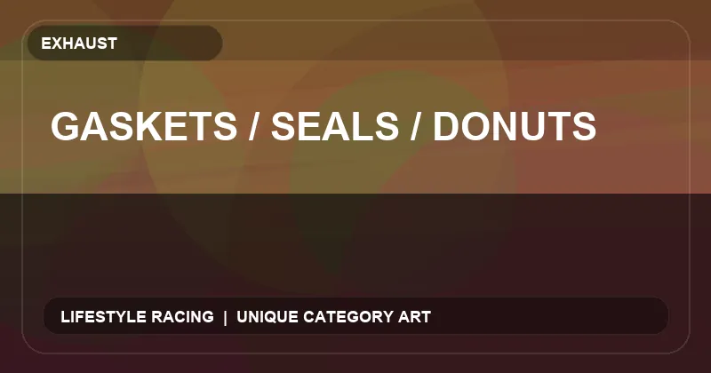 Gaskets / Seals / Donuts